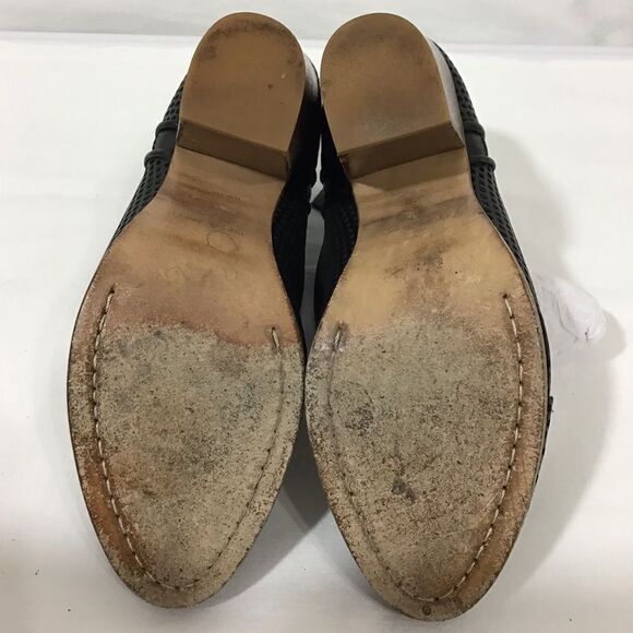 rag & bone Margot Western Boots Perforated Leather Black Size 36 1/2 - Picture 6 of 14